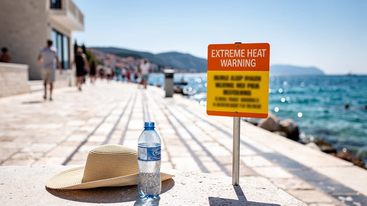 L'ondata di caldo in Croazia continua: allerte per la costa adriatica e raccomandazioni per i turisti