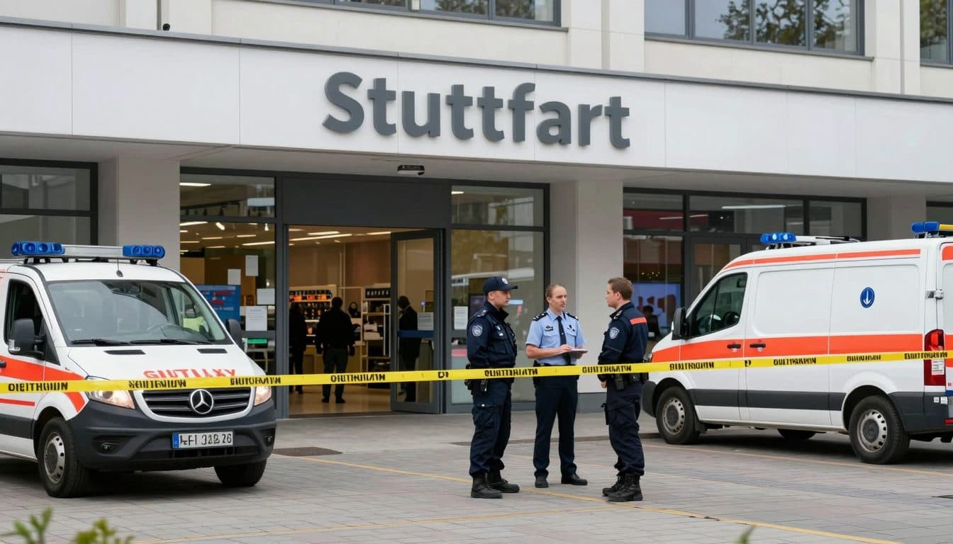 Attacco in un centro commerciale di Stoccarda: 47enne accoltellata e data alle fiamme – sospettato arrestato