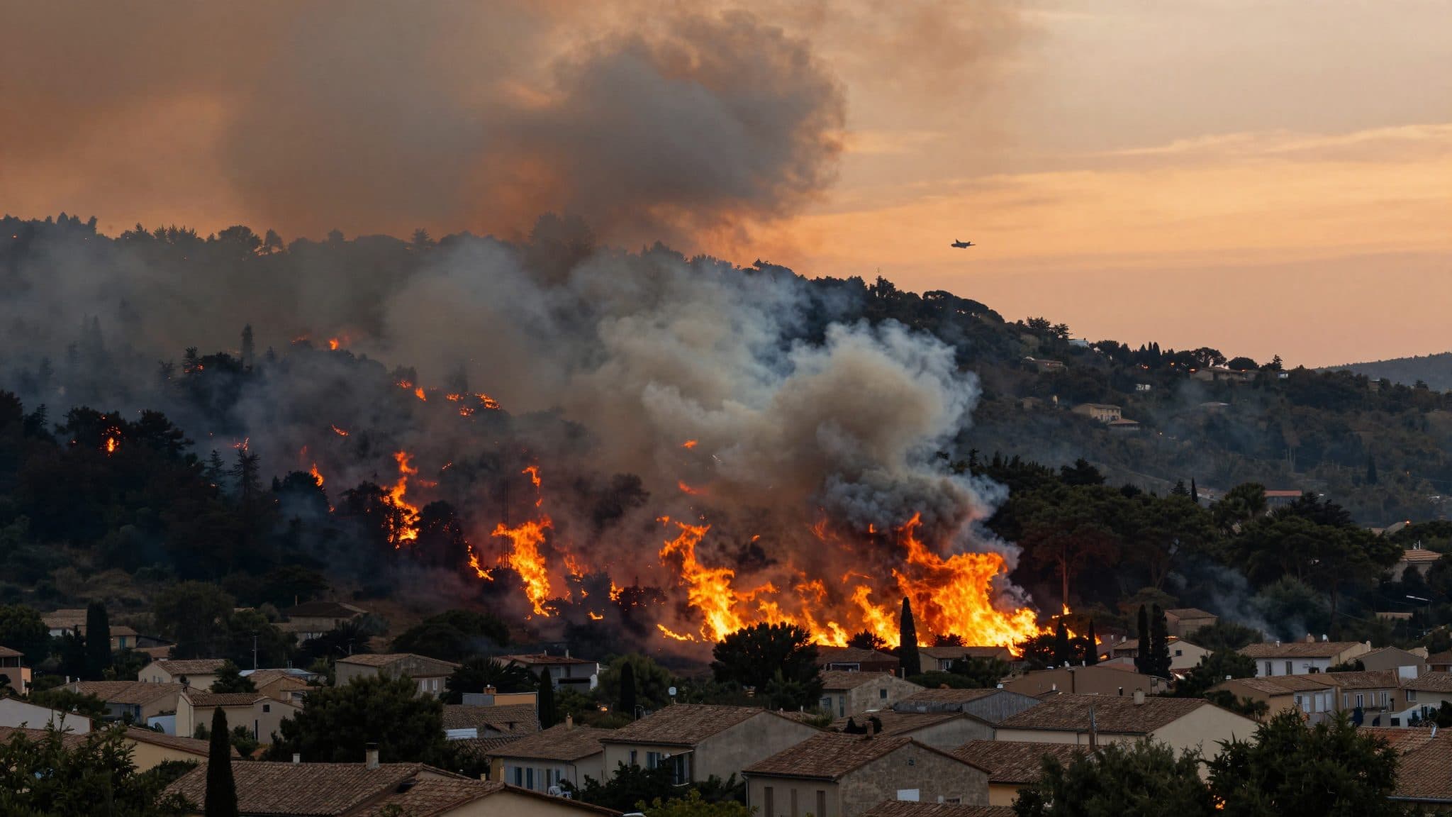 Incendio boschivo nel sud della Francia: centinaia di persone in fuga, oltre 1.100 vigili del fuoco impegnati