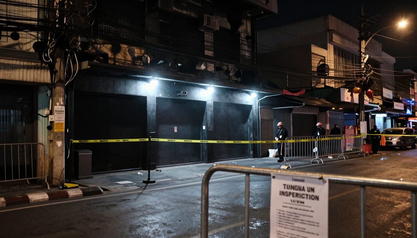 La Thailandia annuncia un'ampia revisione dei locali di intrattenimento dopo l'incendio in un pub di Bangkok con 30 morti