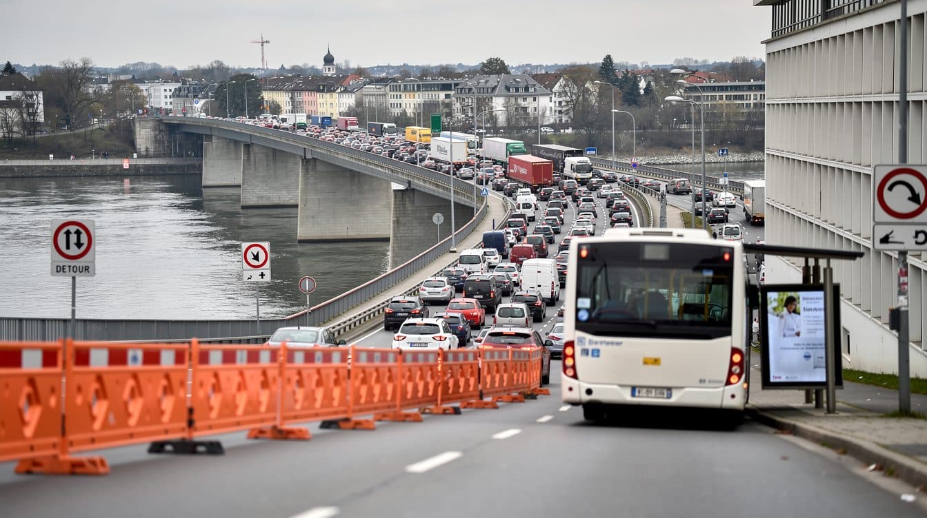 Chiusura della Nordbrücke di Bonn: danni economici, disagi per i pendolari e trasporti pubblici gratuiti