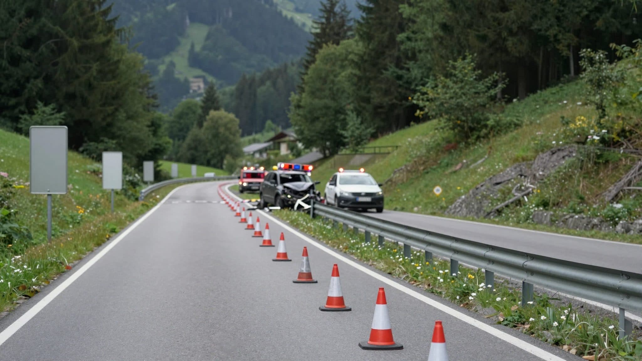Frontale B320 Weißenbach: 7 feriti, famiglia coinvolta