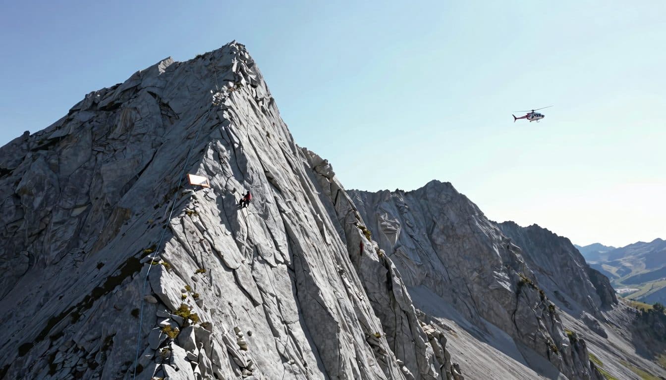 Arrampicatrice 57enne precipita nella corda in Tirolo e viene recuperata in elicottero