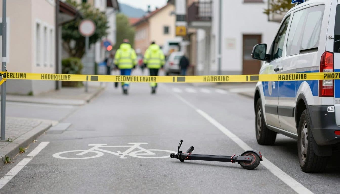 Conducente di monopattino elettrico travolge un poliziotto a Feldkirch – 16enne e agente in ospedale