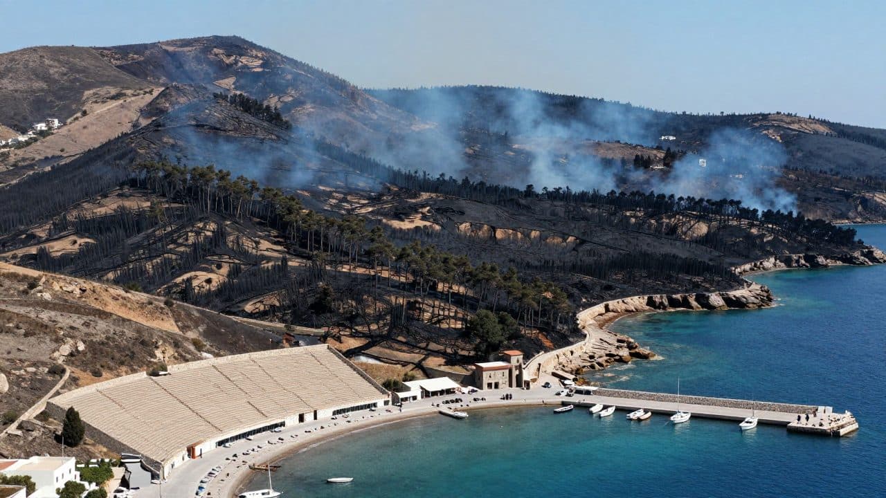 Incendio sull'isola croata Brač distrugge oltre 3.500 ettari di terreno