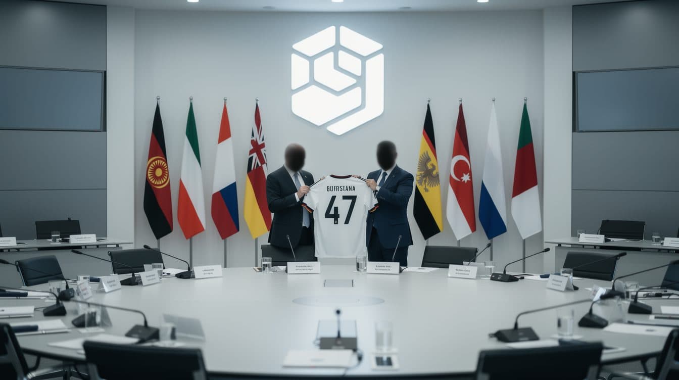 Merz consegna a Trump una maglia della nazionale tedesca al vertice del G7
