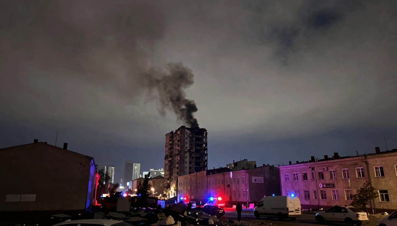 Nuovo attacco missilistico su Kiev – almeno dieci feriti, tra cui un bambino