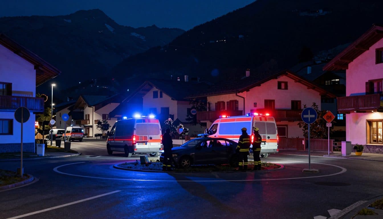 Incidente stradale causato dall'alcol a Söll: entrata contromano nella rotatoria