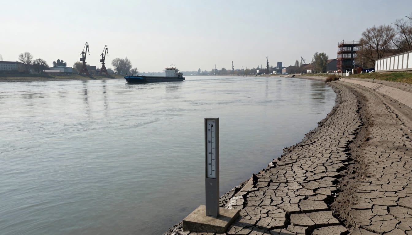 Il ministro federale dei Trasporti considera garantito l'approvvigionamento di materiali da costruzione nonostante la magra del Reno