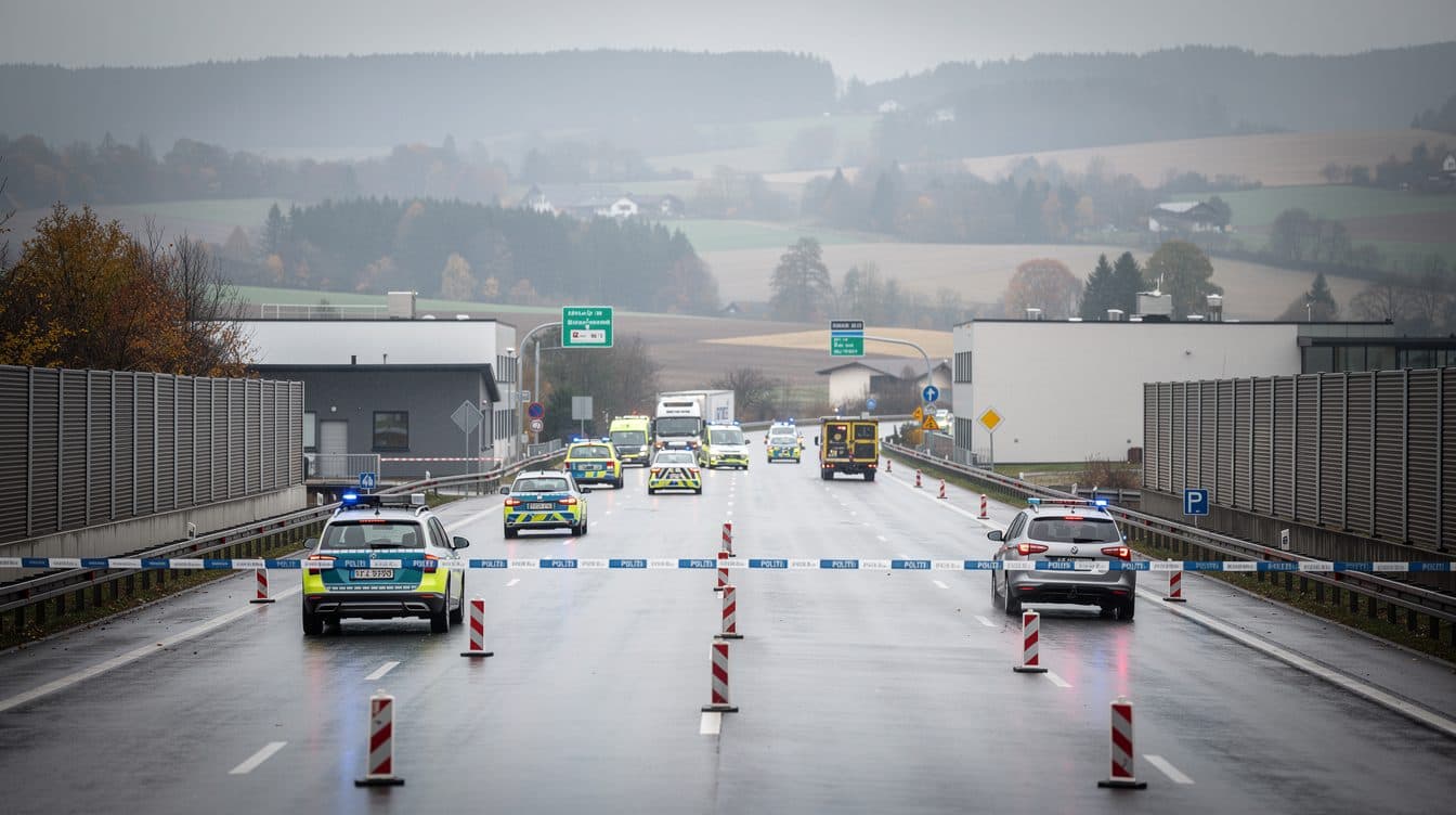 Famiglia di tre persone muore in uno scontro frontale sulla Bundesstraße 12 in Alta Baviera