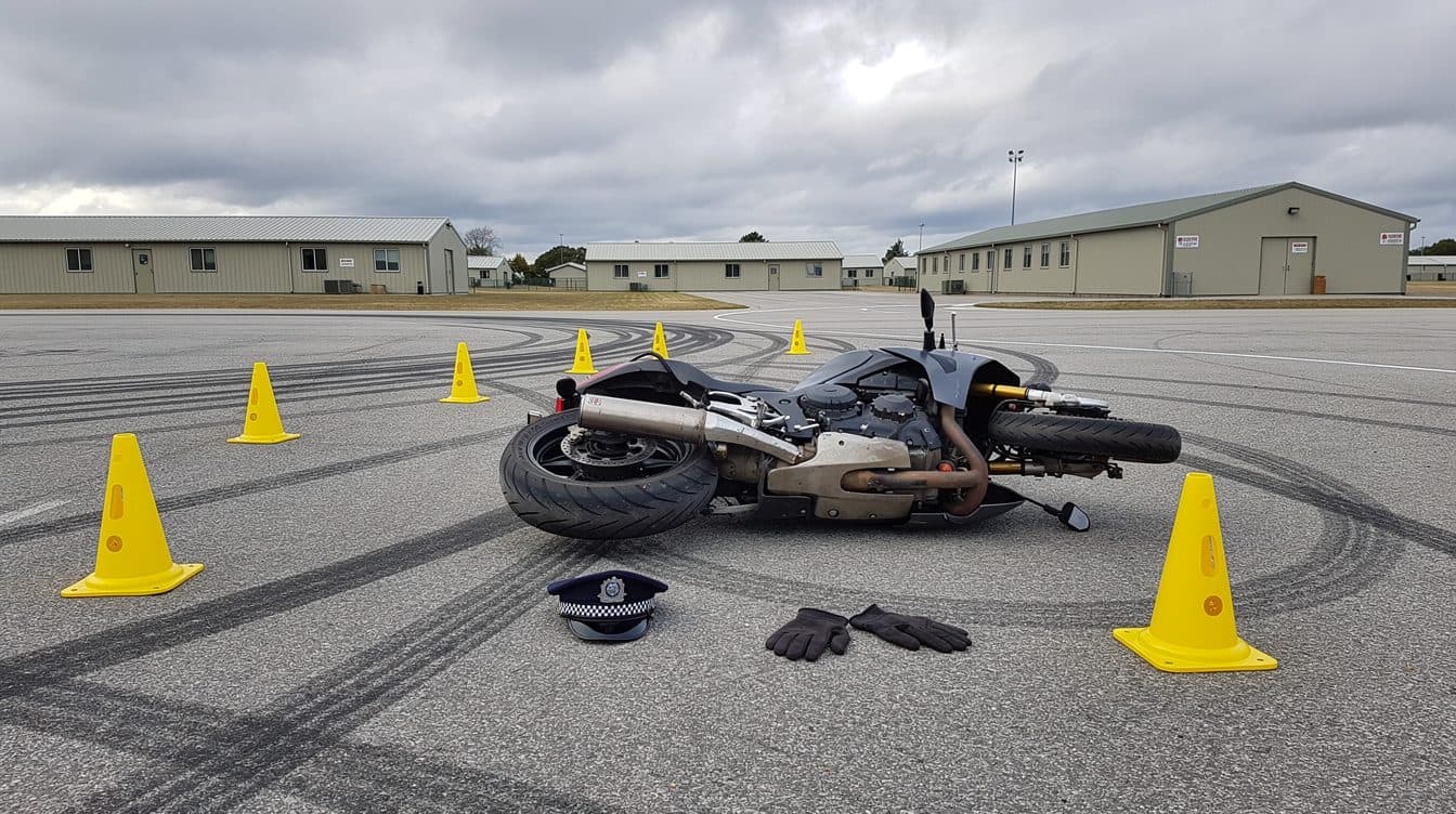 Poliziotto muore durante addestramento di guida motociclistica nella caserma di Hörsching