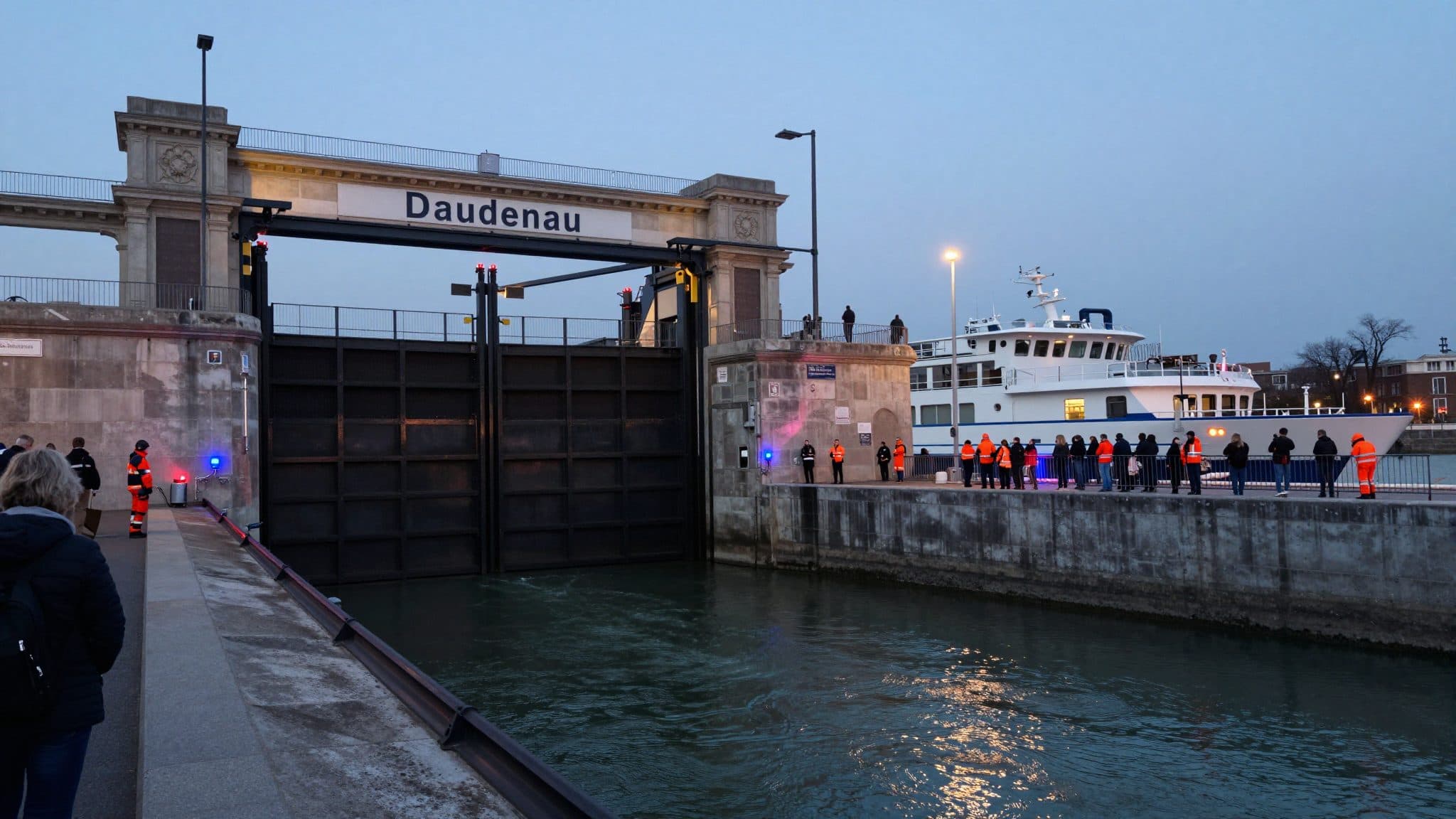 Nave da crociera fluviale si schianta contro la chiusa di Freudenau a Vienna – 14 feriti lievi