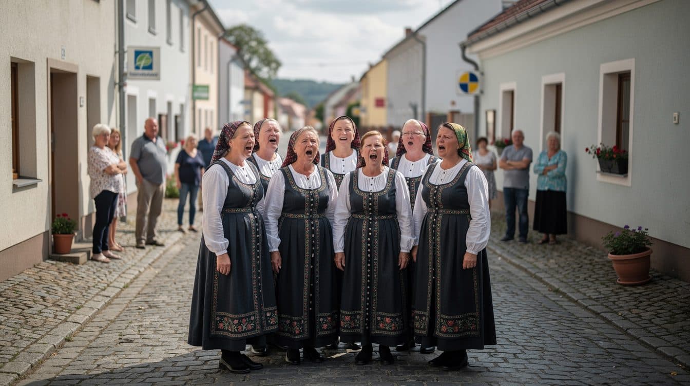Le Ostersängerinnen della Lausitz vincono il premio "Tracht des Jahres" al Deutscher Trachtentag