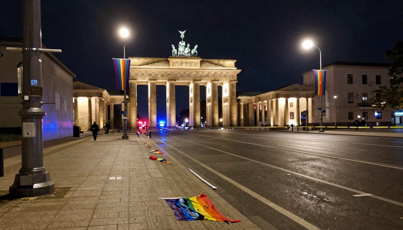 Il Pride di Berlino annullato dopo che un'auto si è scagliata contro la folla, uccidendo almeno una persona