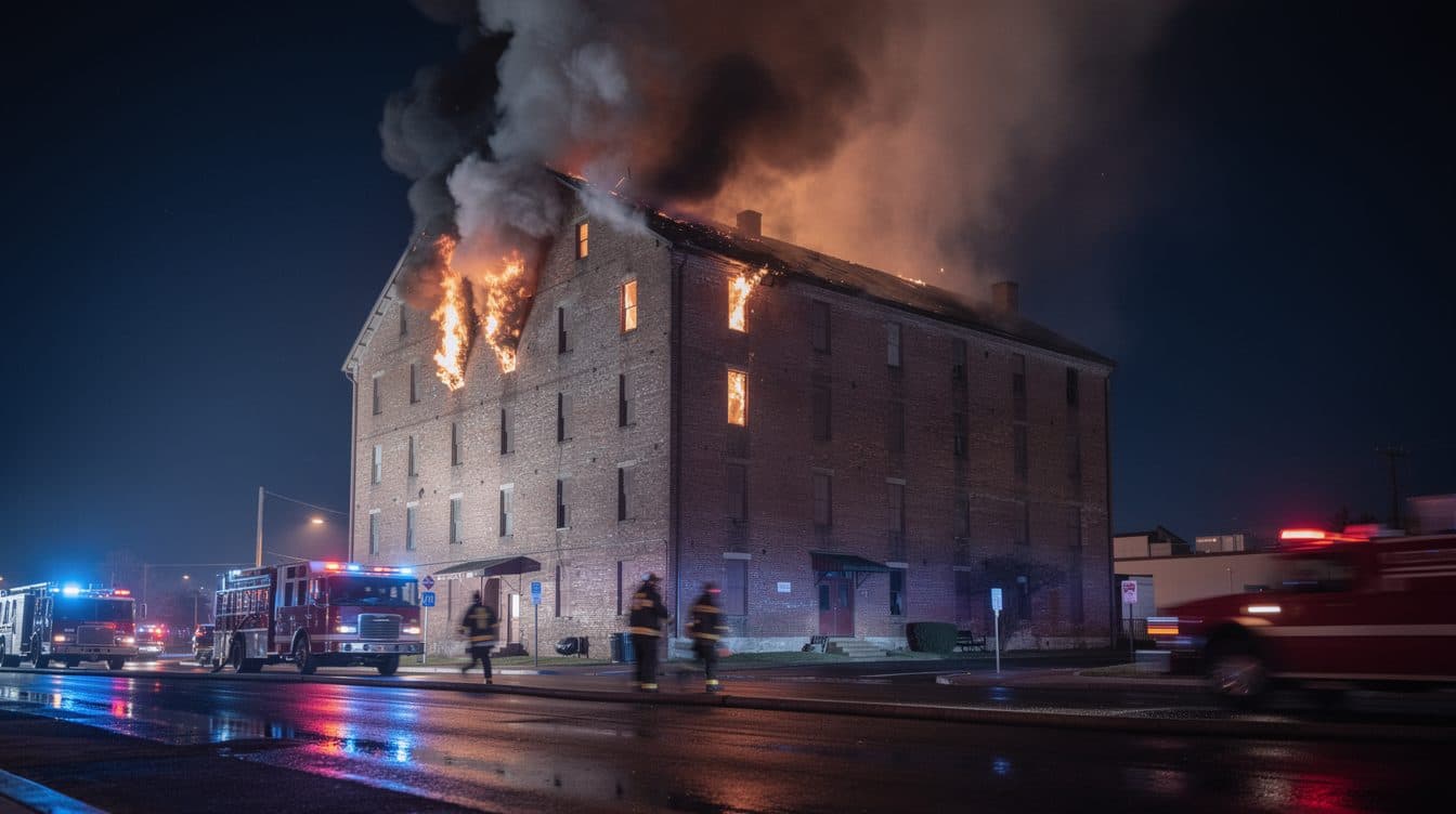 Danni per un milione di euro a causa di due incendi al Kulturspeicher di Ueckermünde – un vigile del fuoco ferito