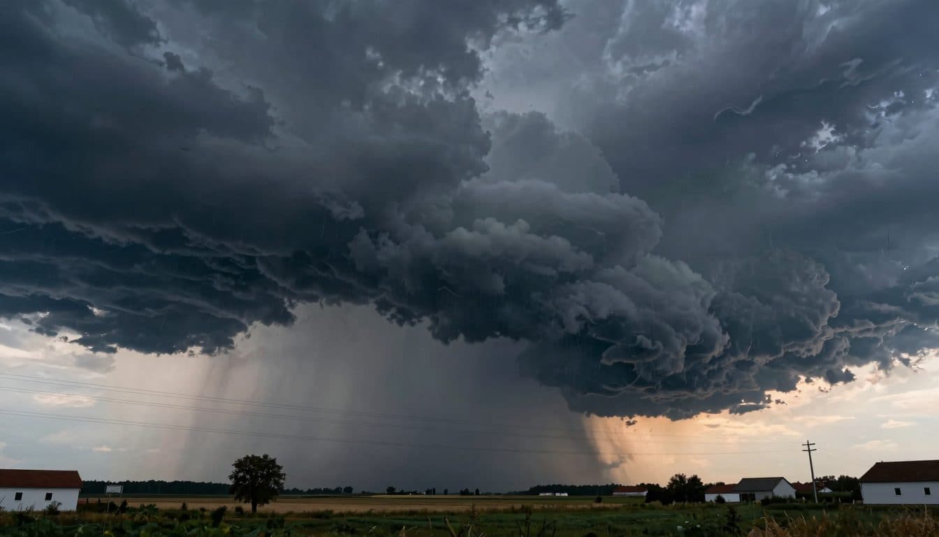 Il servizio meteorologico tedesco DWD avverte di forti temporali con piogge intense in alcune parti della Germania