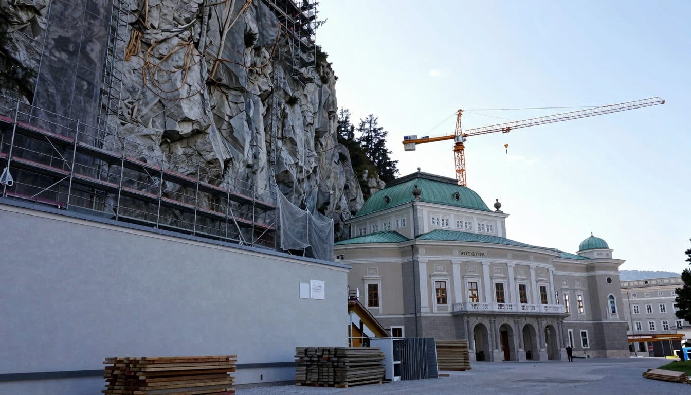 Ristrutturazione del Festival di Salisburgo: inizio settembre parte lo scavo del Mönchsberg