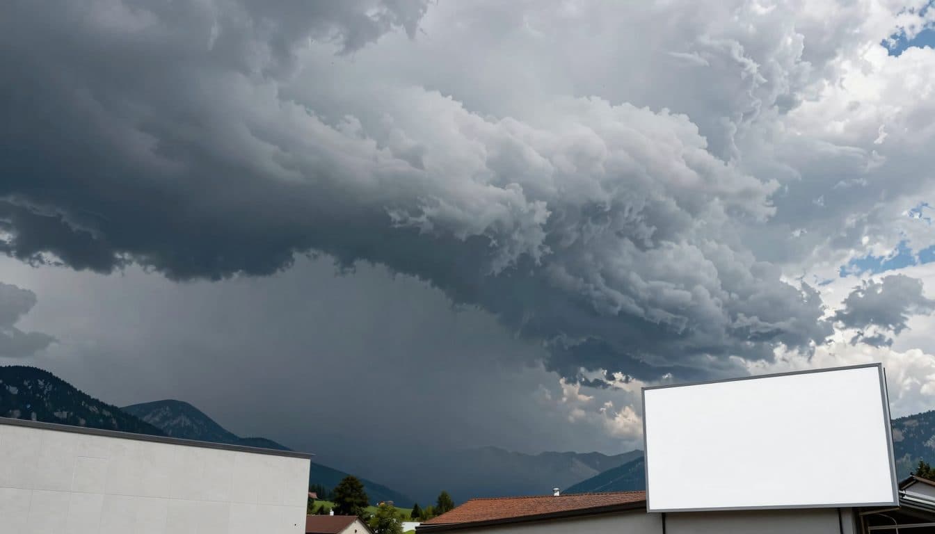 Il DWD avverte di forti temporali: rischio di maltempo domenica in parte della Germania