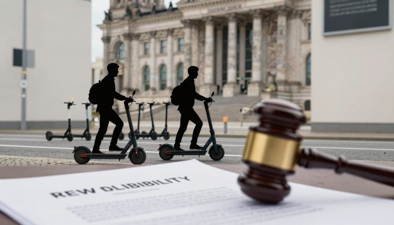 Il Bundestag approva regole di responsabilità più severe per i noleggiatori di monopattini elettrici