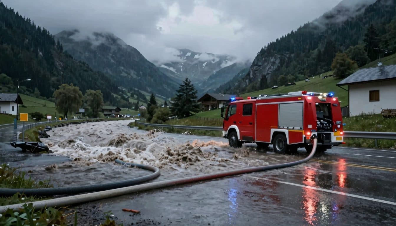 Maltempo in Tirolo: circa 70 interventi dei vigili del fuoco nel distretto di Kufstein
