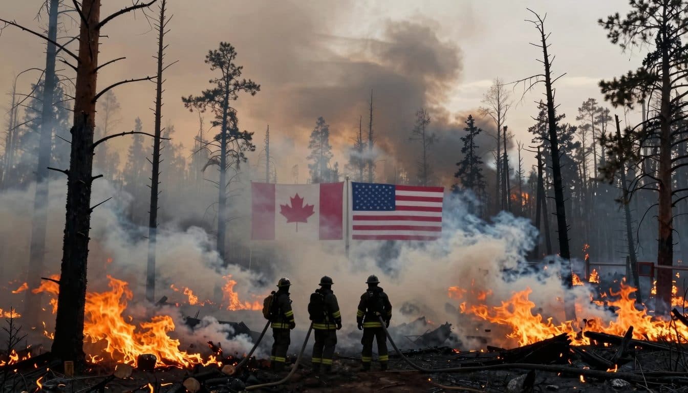 Il Canada respinge la minaccia di dazi di Trump legata al fumo degli incendi boschivi