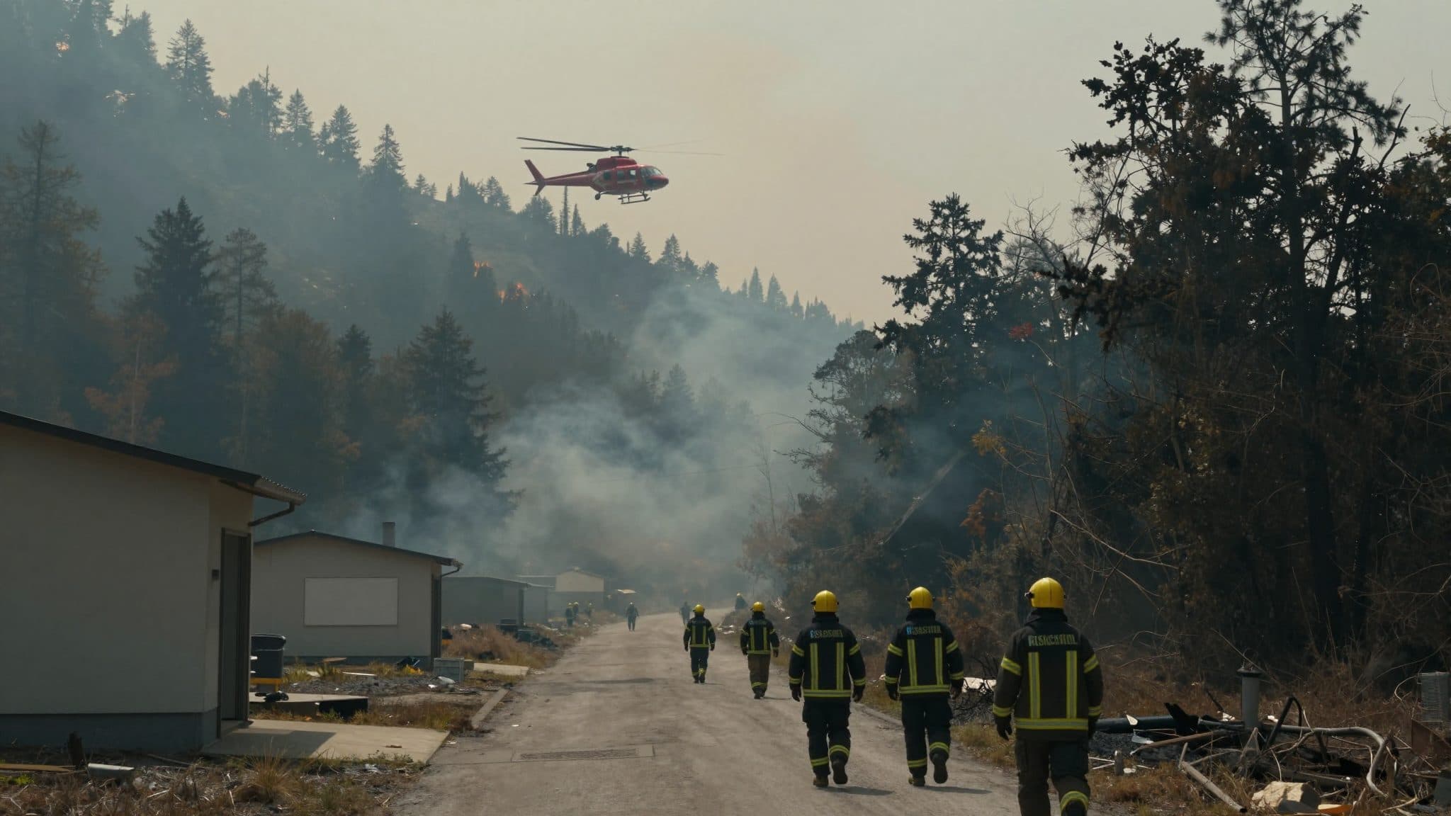 Maxi intervento nella Gaisbach: l'incendio boschivo vicino a Scheffau tiene in ansia i vigili del fuoco