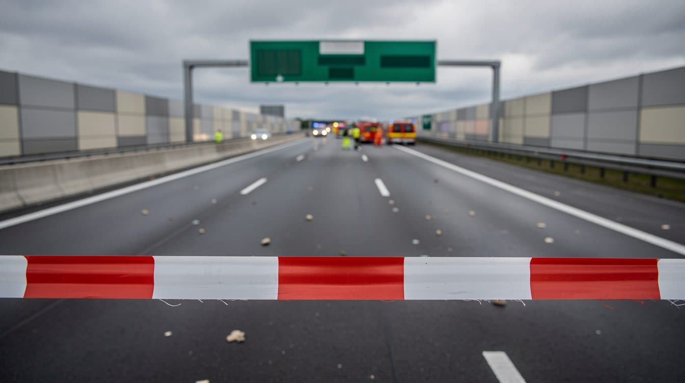 Incidente mortale sull'autostrada A14 vicino a Döbeln: un morto e tre feriti gravi per un'auto contromano