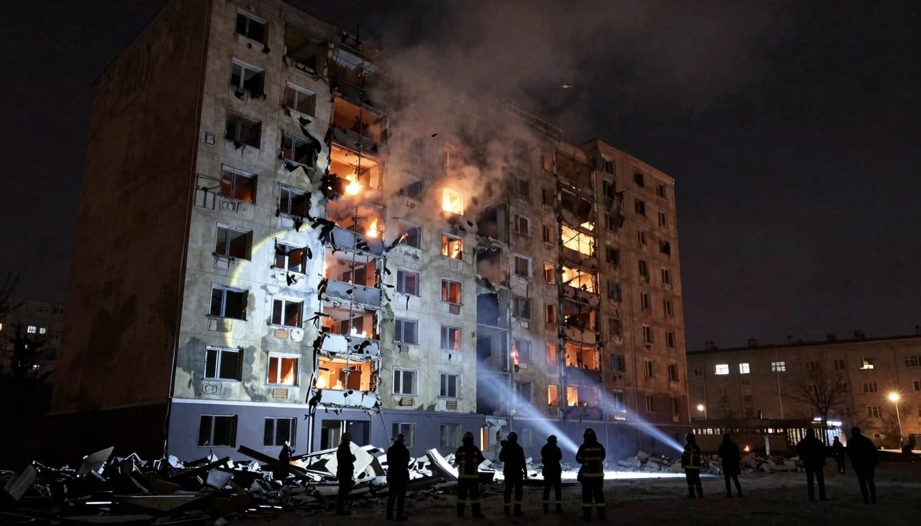 La Russia lancia la più massiccia ondata di attacchi dall'inizio della guerra – almeno 13 morti a Kiev