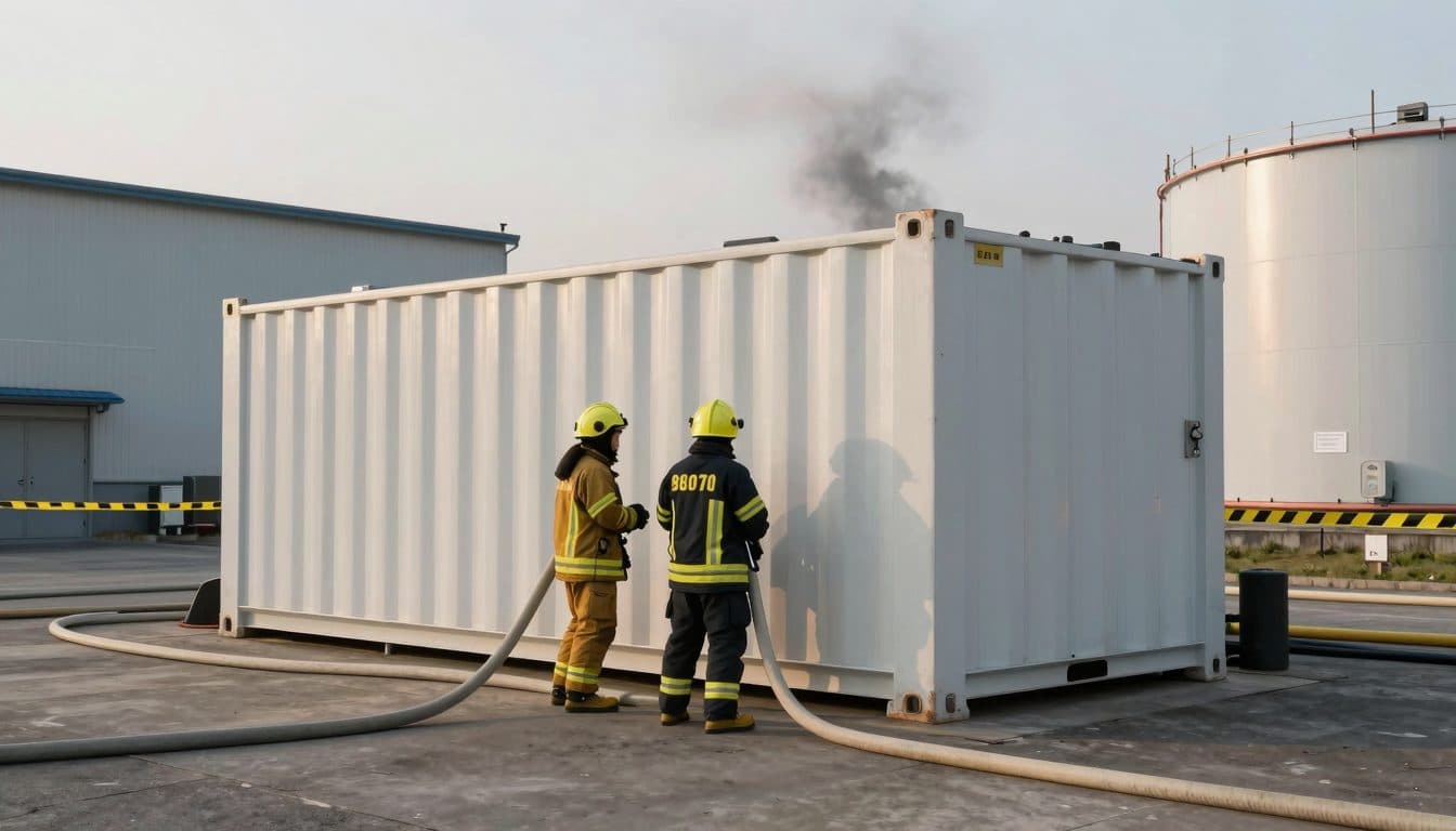 Batteria di accumulo in fiamme a Bautzen dal pomeriggio di martedì – 45 persone evacuate precauzionalmente