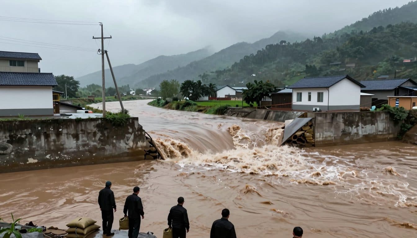 Gravi alluvioni e frane in Cina – almeno 60 morti