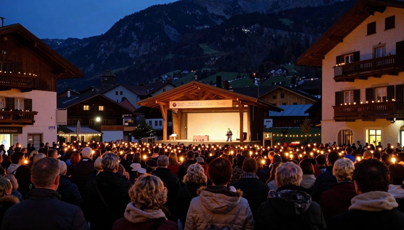 Veglia a Untersiggenthal: circa 400 persone si stringono in solidarietà con le vittime di violenza sessuale