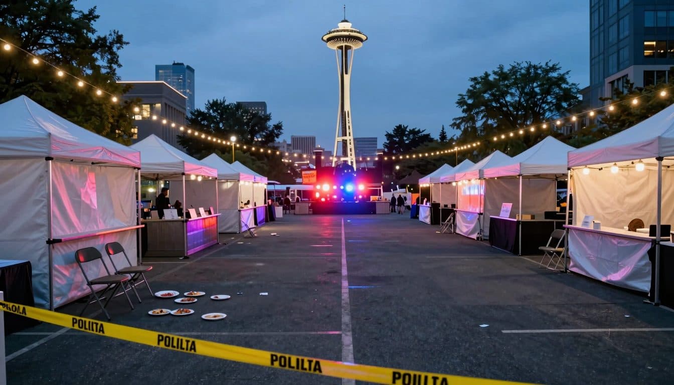 Almeno tre morti in una sparatoria al festival gastronomico di Seattle vicino alla Space Needle