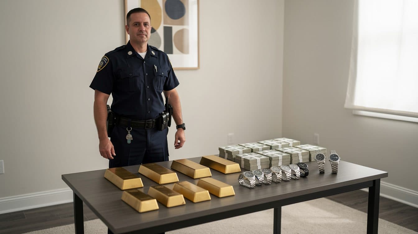 Ex-agente CIA arrestato: sequestrati 303 lingotti d'oro e due milioni in contanti in Virginia