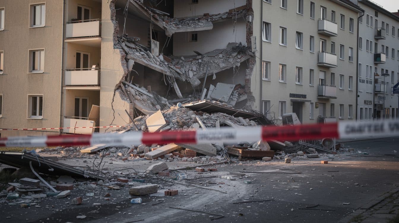 Dopo il crollo di una casa a Görlitz: la polizia arresta due sospettati