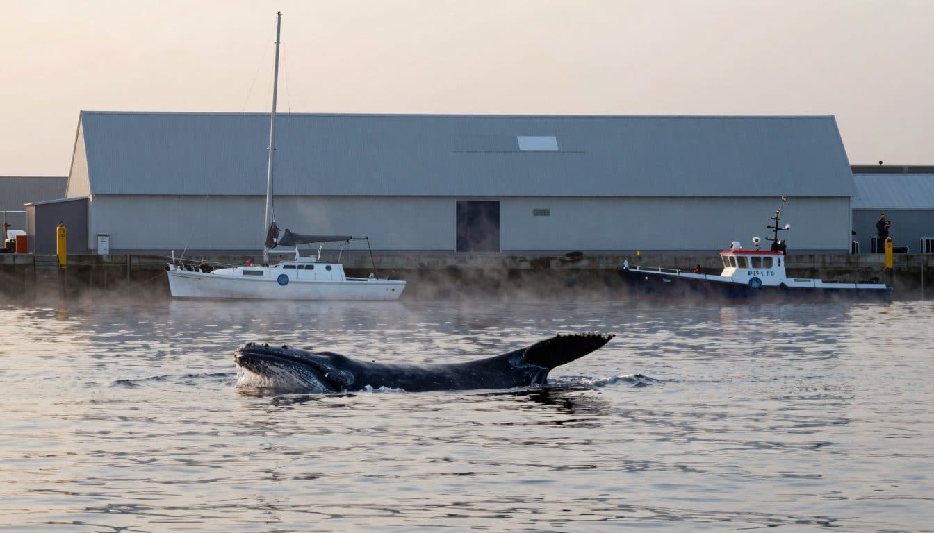 Avvistata una balena a Wismar: osservato un animale lungo otto metri