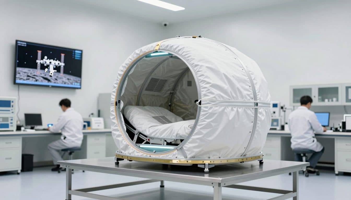 Un team viennese sviluppa una mini cabina privata pieghevole per missioni spaziali