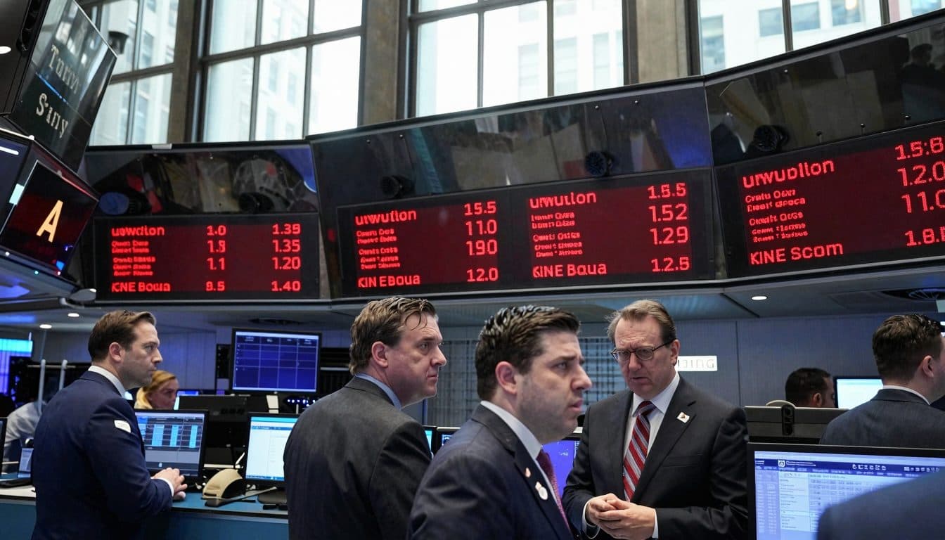 Borse USA sotto pressione prima del weekend: timori sull'IA e risultati trimestrali pesano su Nasdaq e Dow