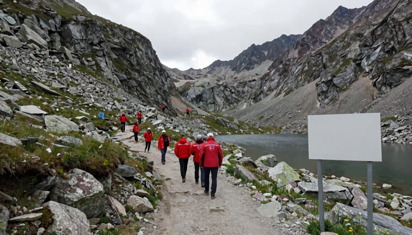 Un masso uccide un'escursionista di 67 anni sul sentiero verso il lago Schödersee nella Großarltal