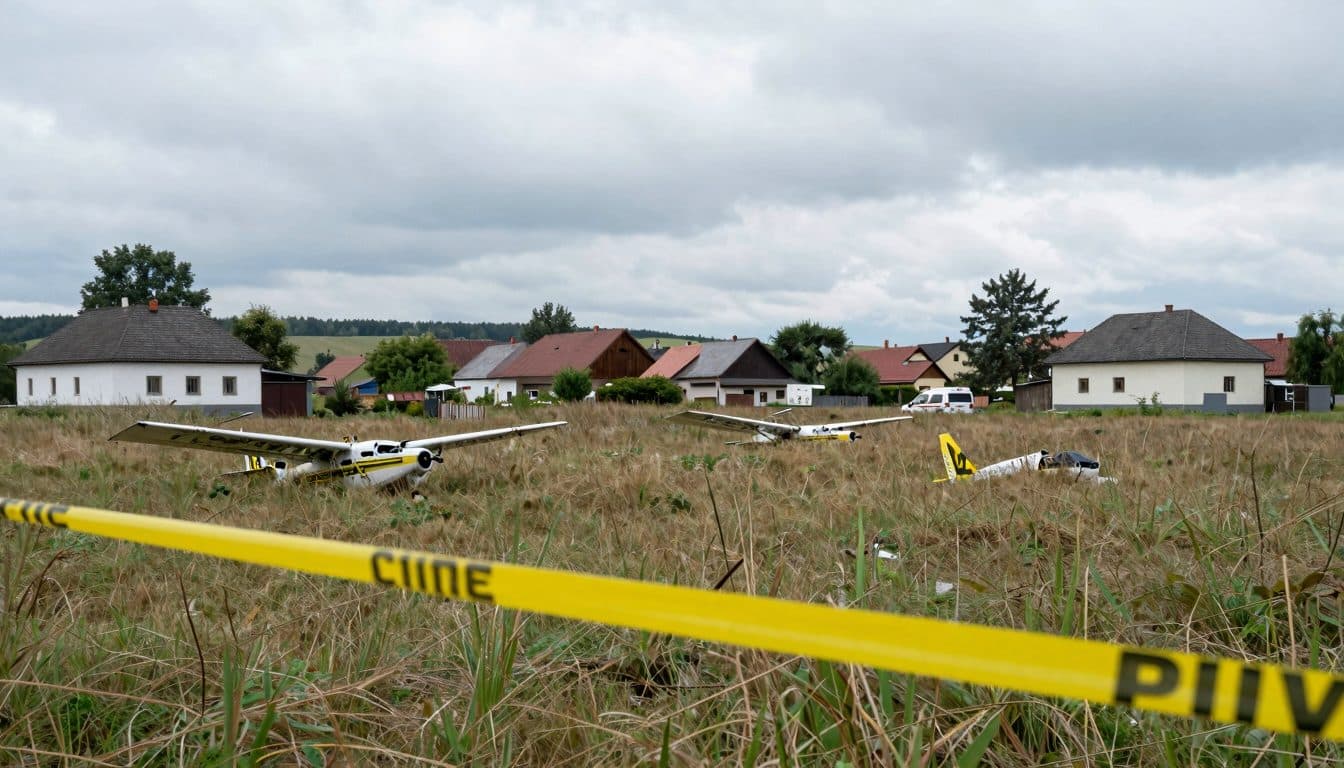Tre morti nello schianto di un piccolo aereo nella Slovacchia centrale