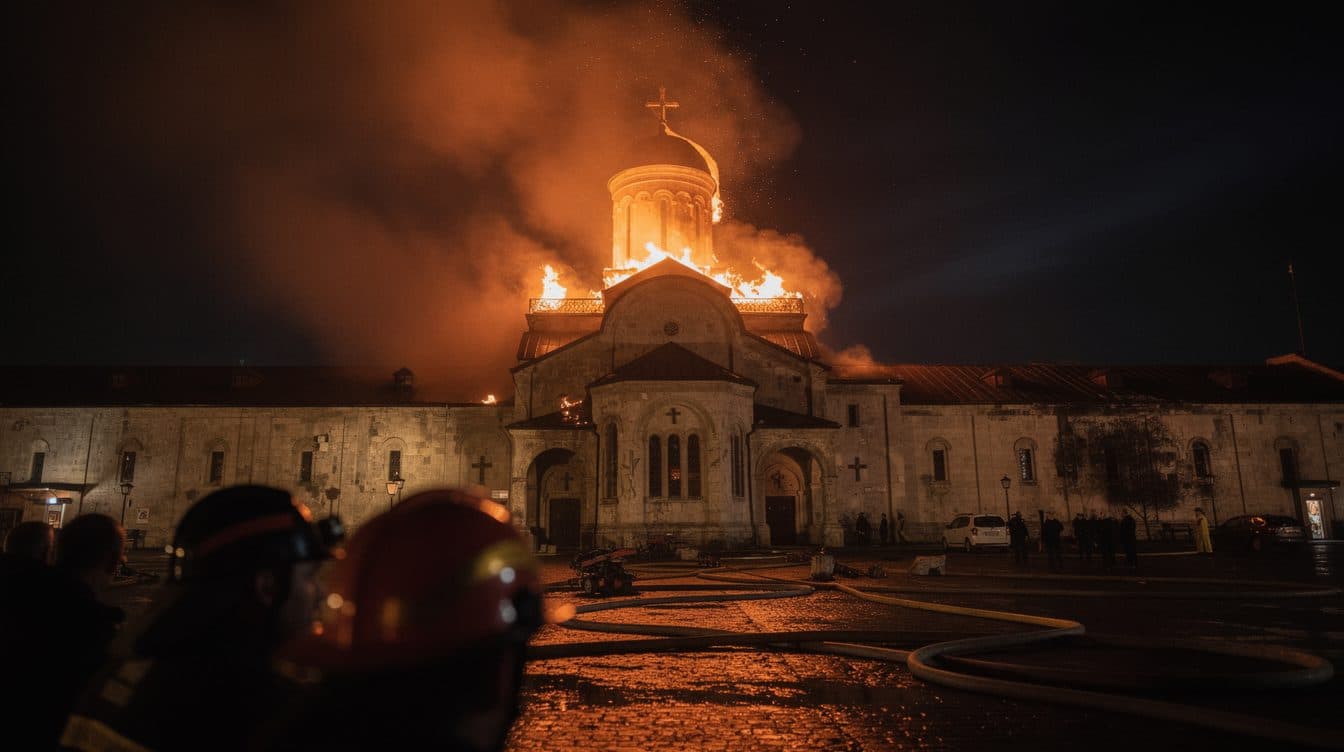 L'Ucraina condanna i raid russi su Kiev che hanno incendiato un monastero storico e ucciso civili