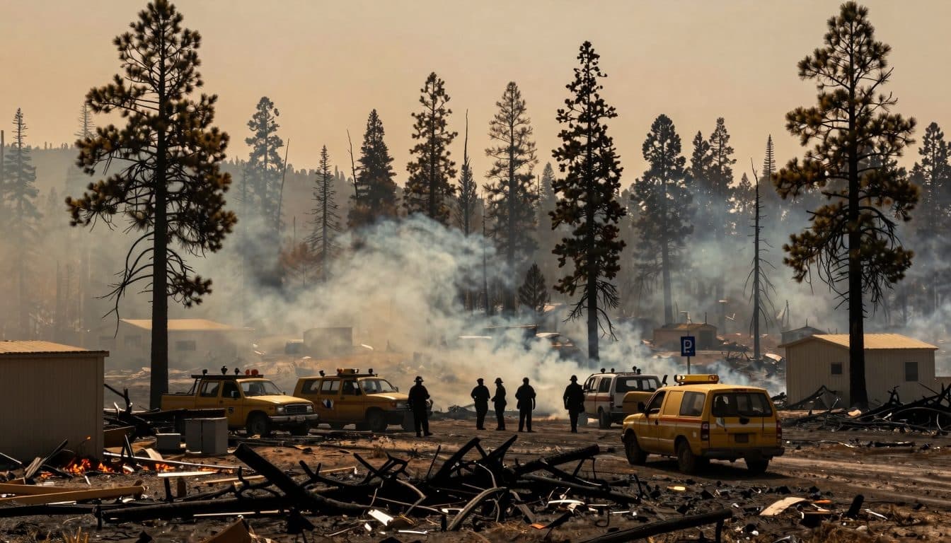 Elicottero antincendio precipitato nello Utah – Fishlake