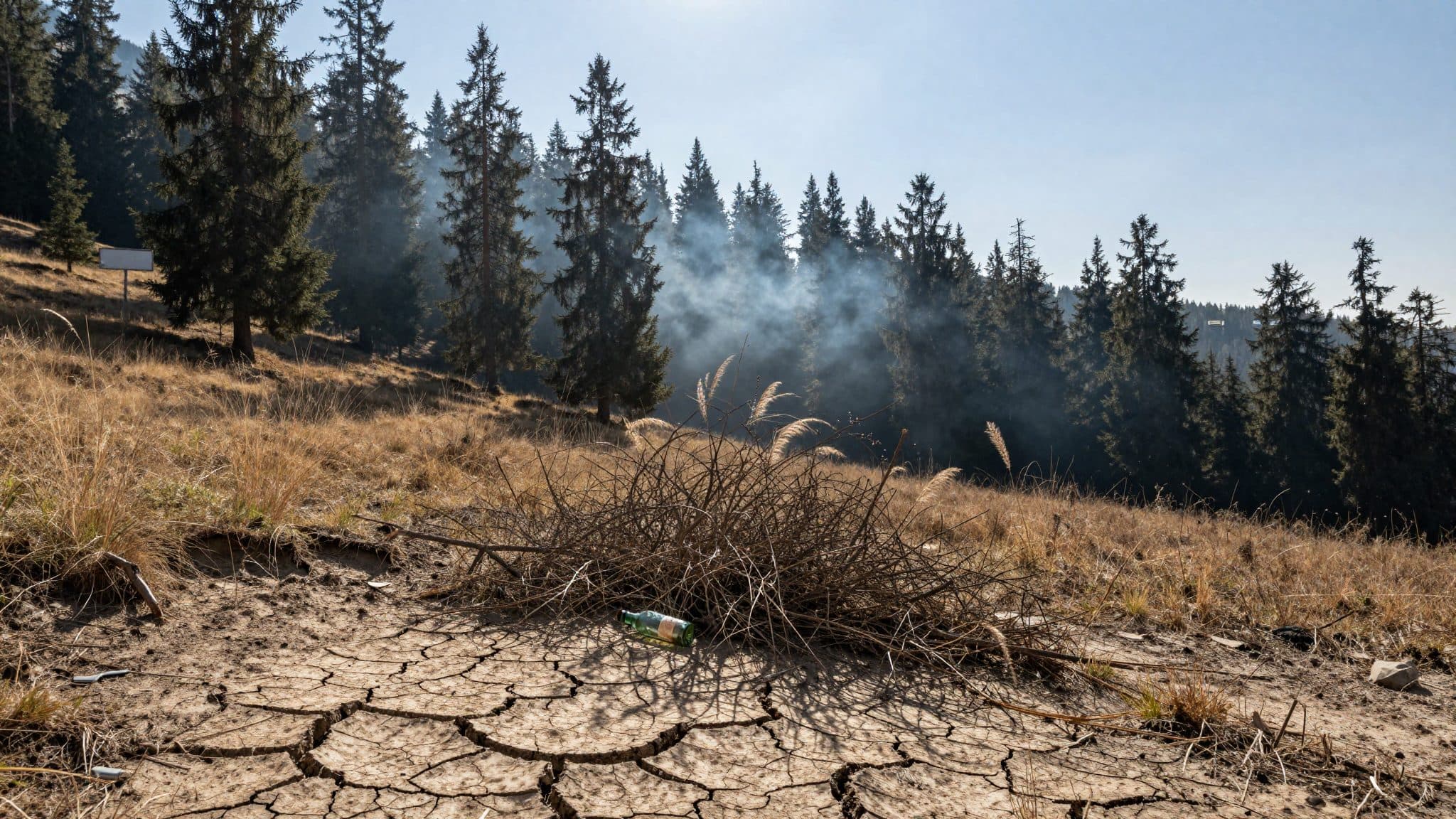 Elevato rischio di incendi boschivi in Austria e in Europa – temperature e siccità alimentano la situazione
