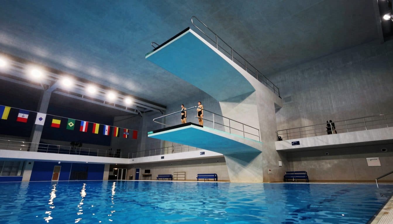 Pauline Pfeif e Ole Rösler vincono l'argento nel sincro tuffi agli Europei di nuoto di Parigi