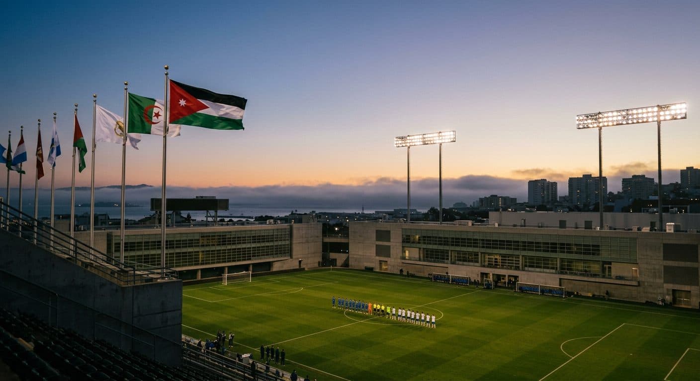 Fase a gironi del Mondiale: l'Algeria affronta la Giordania nel match del girone della ÖFB – una vittoria fisserebbe l'Austria come terza del girone