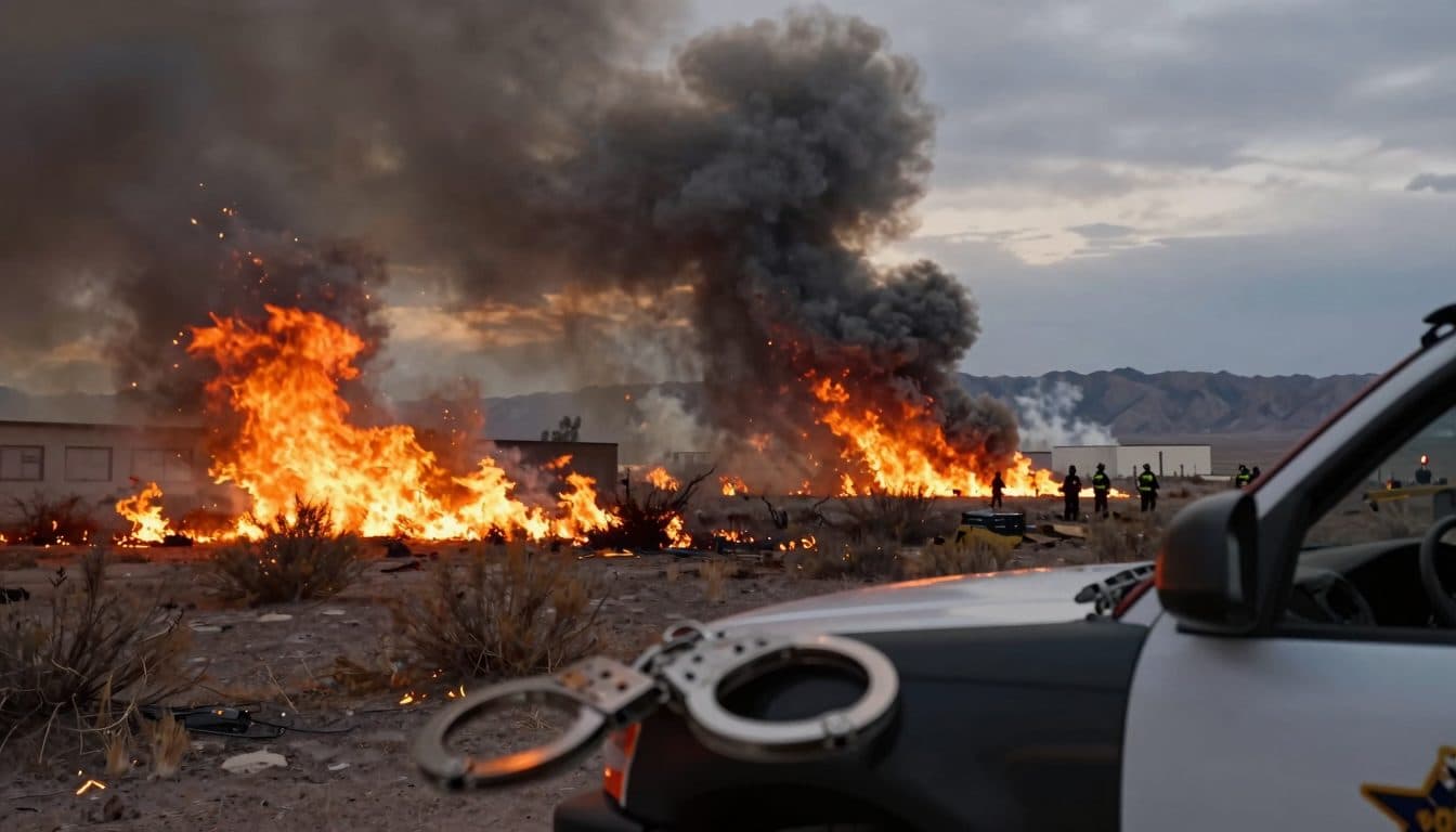 Grande incendio tra California e Nevada: decine di migliaia di ettari colpiti, donna arrestata