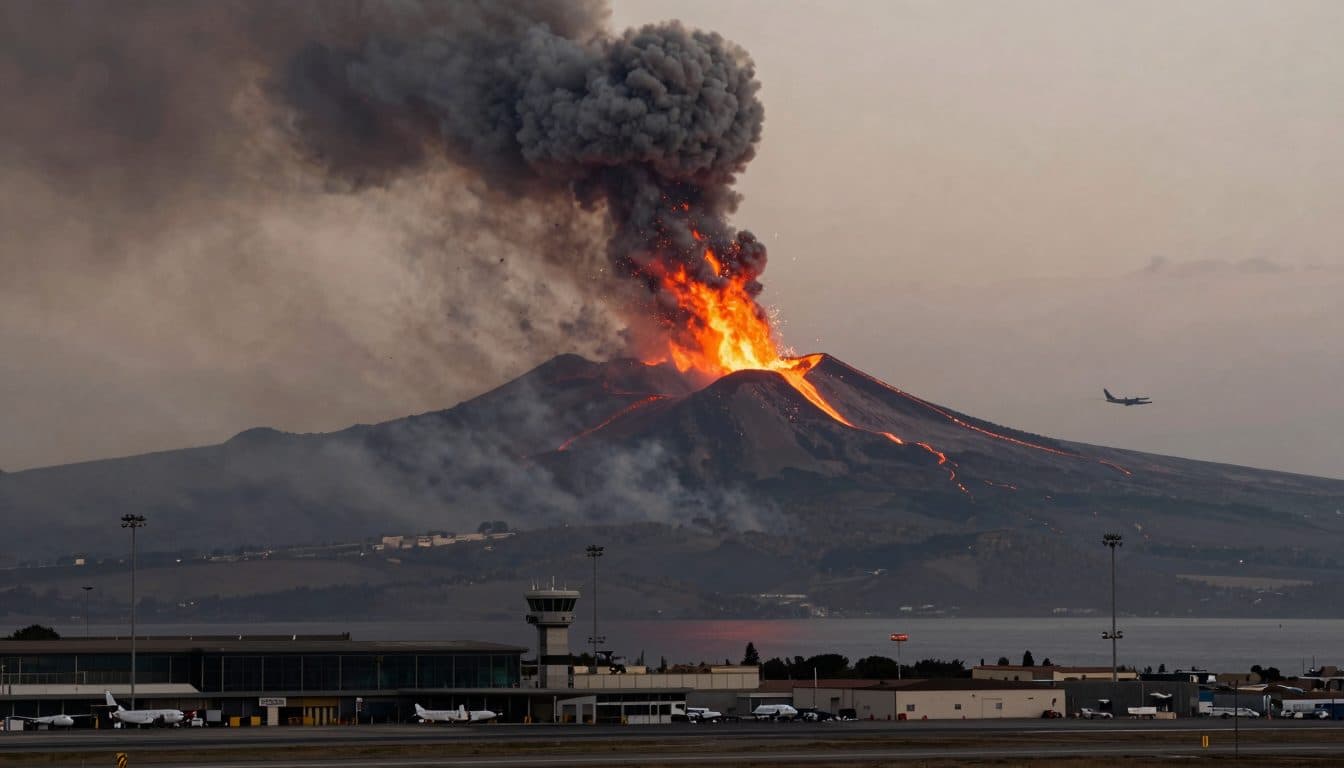 Nuova fase eruttiva dell'Etna: voli dirottati all'aeroporto di Catania
