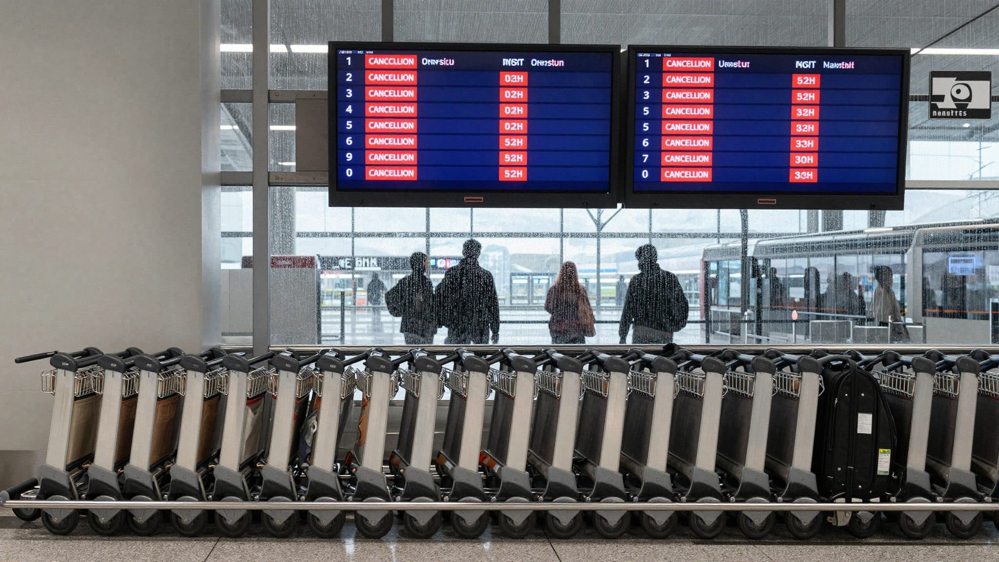 Allerta meteo blocca temporaneamente l'operatività all'aeroporto di Monaco