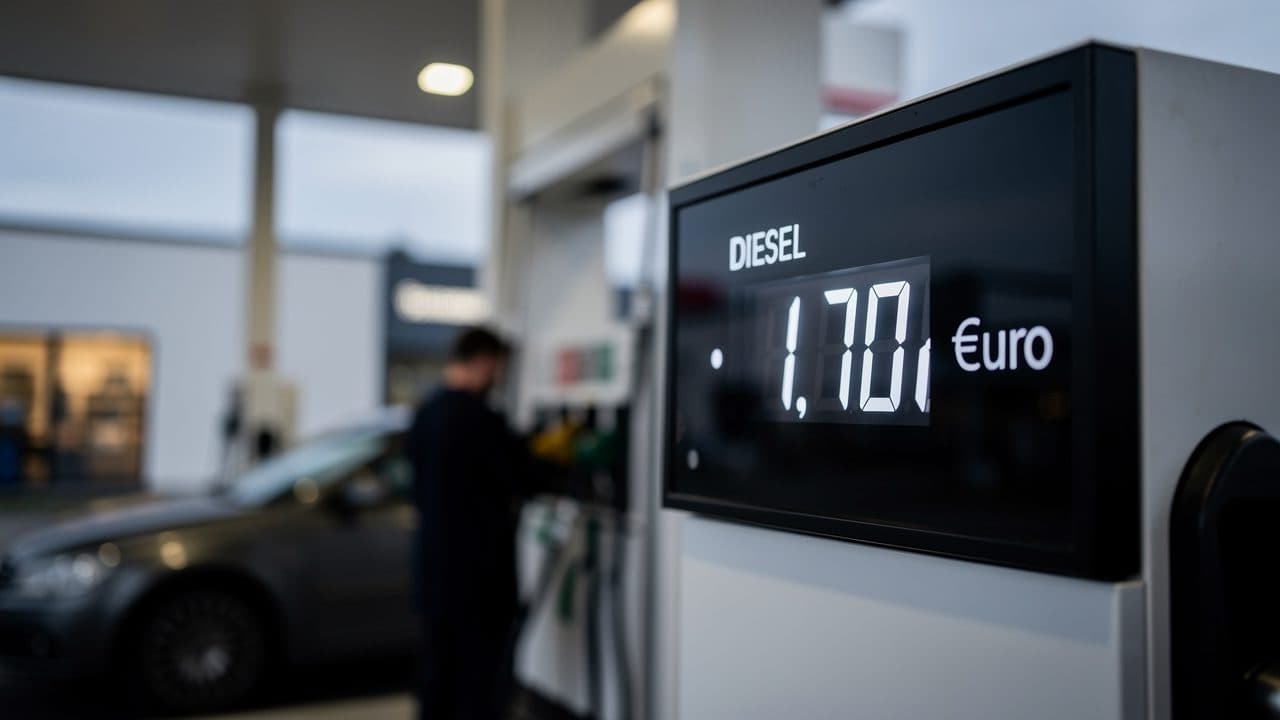 Prezzo del diesel in Germania e Austria scende sotto il livello pre-bellico