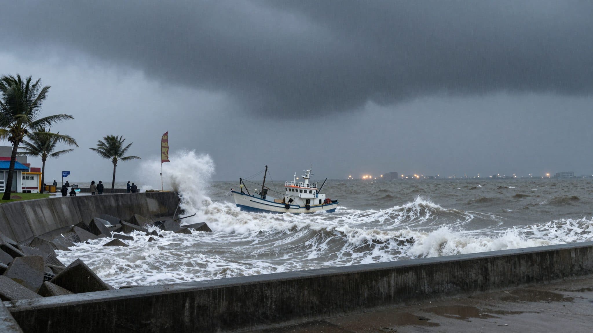 Il supertifone "Bavi" raggiunge Taiwan – la tempesta più forte degli ultimi 30 anni
