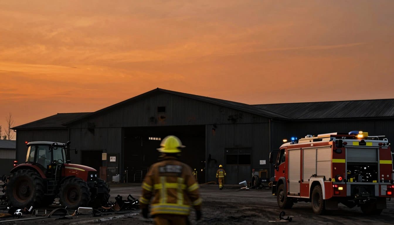 Incendio a Dornbirn: capannone per macchinari distrutto, vigile del fuoco ferito